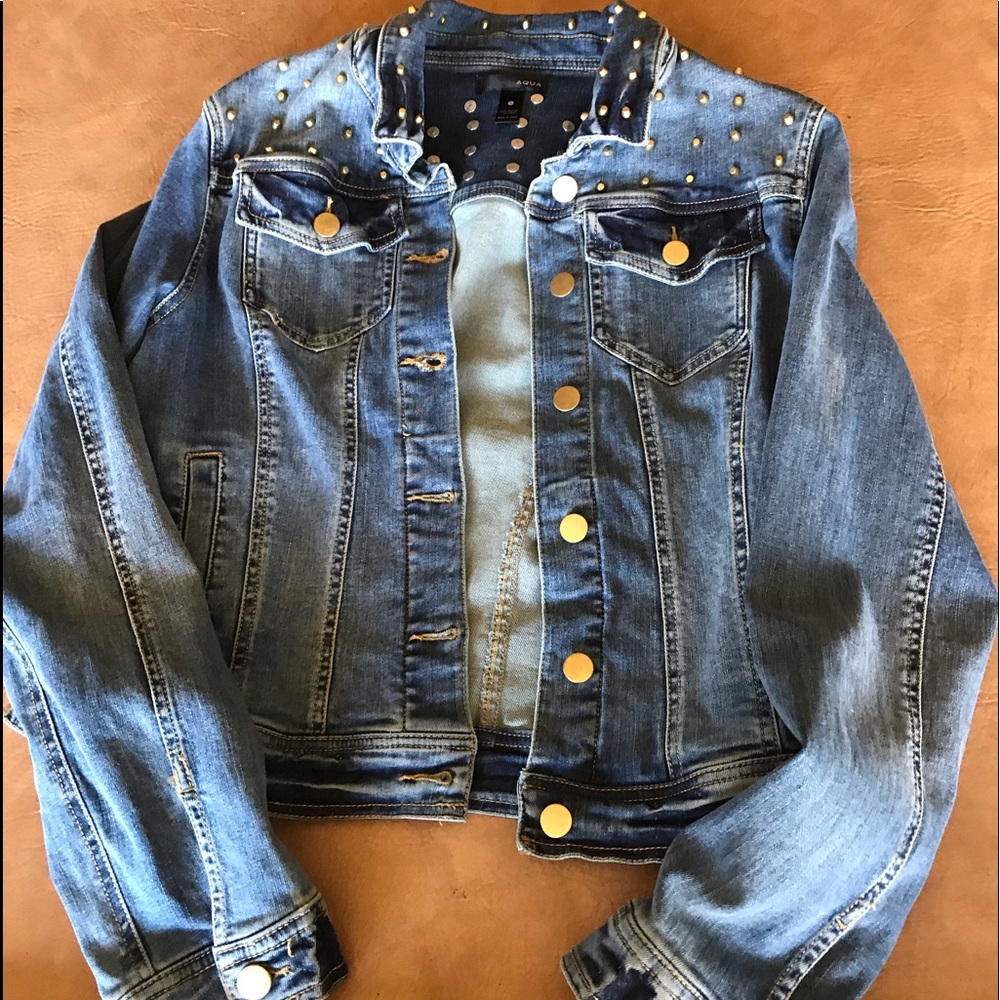 Crop Jean Jacket Size S